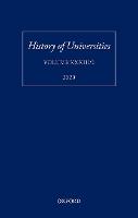 History of Universities Volume XXXIII/2