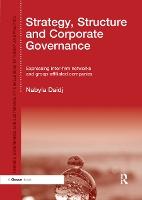 Strategy, Structure and Corporate Governance: Expressing inter-firm networks and group-affiliated companies
