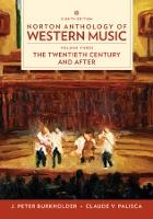 Norton Anthology of Western Music Recordings, 8th Edition Volume 3 Reg Card