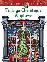 Creative Haven Vintage Christmas Windows Coloring Book