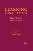 Learning Disabilities: Theoretical and Research Issues