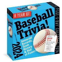 Year of Baseball Trivia! Page-A-Day Calendar 2024: Immortal Records, Team History & Hall of Famers