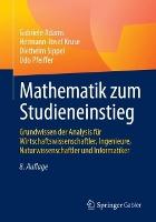 Mathematik zum Studieneinstieg: Grundwissen der Analysis für Wirtschaftswissenschaftler, Ingenieure, Naturwissenschaftler und Informatiker