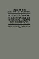 Studien zum Antiken Synkretismus aus Iran und Griechenland