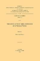 The Ge'ez Acts of Abba Estifanos of Gwendagwende: T.